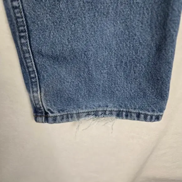 L.L. Bean Natural Fit Medium Wash Jeans Mens Straight Leg Denim 36x32 0701 - Picture 11 of 15